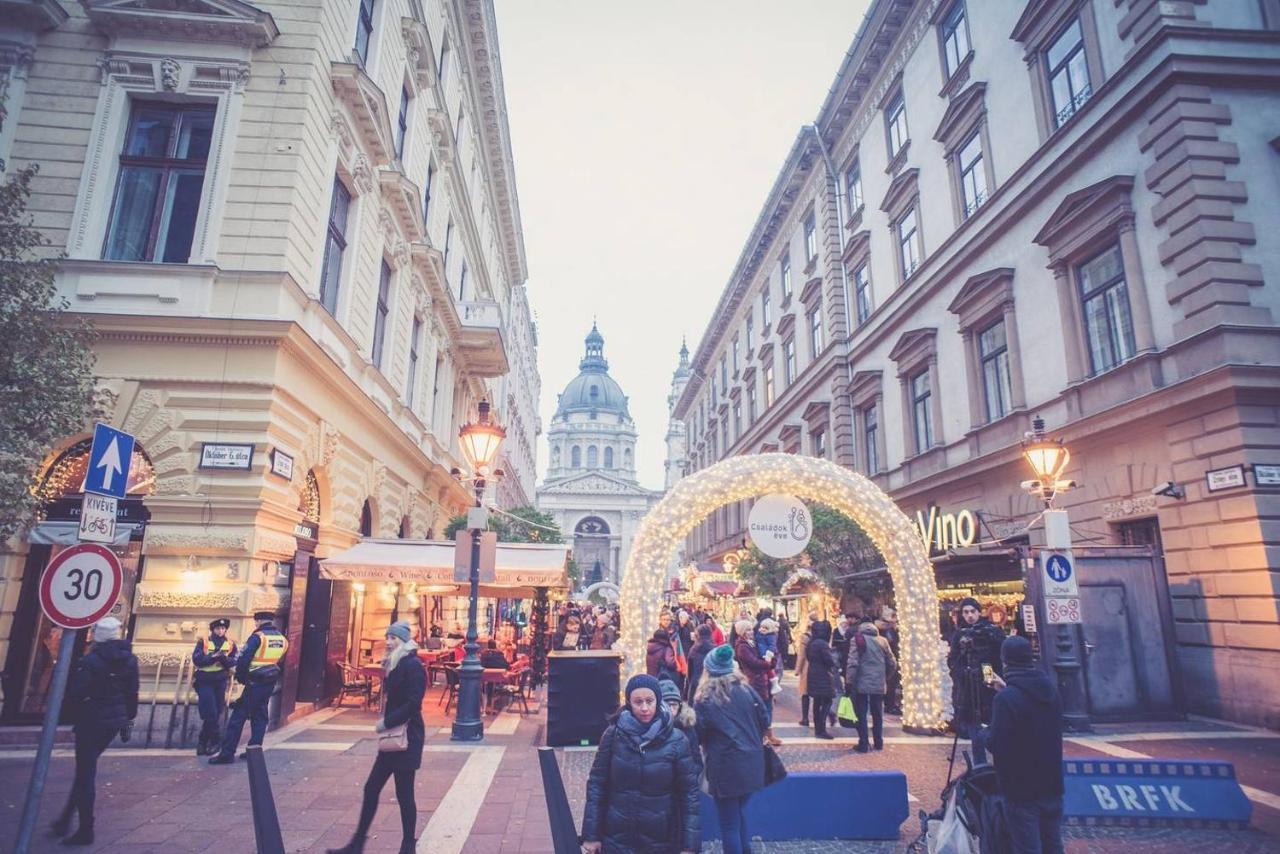 Stunning New Central Home Near Basilica Budapesta Exterior foto